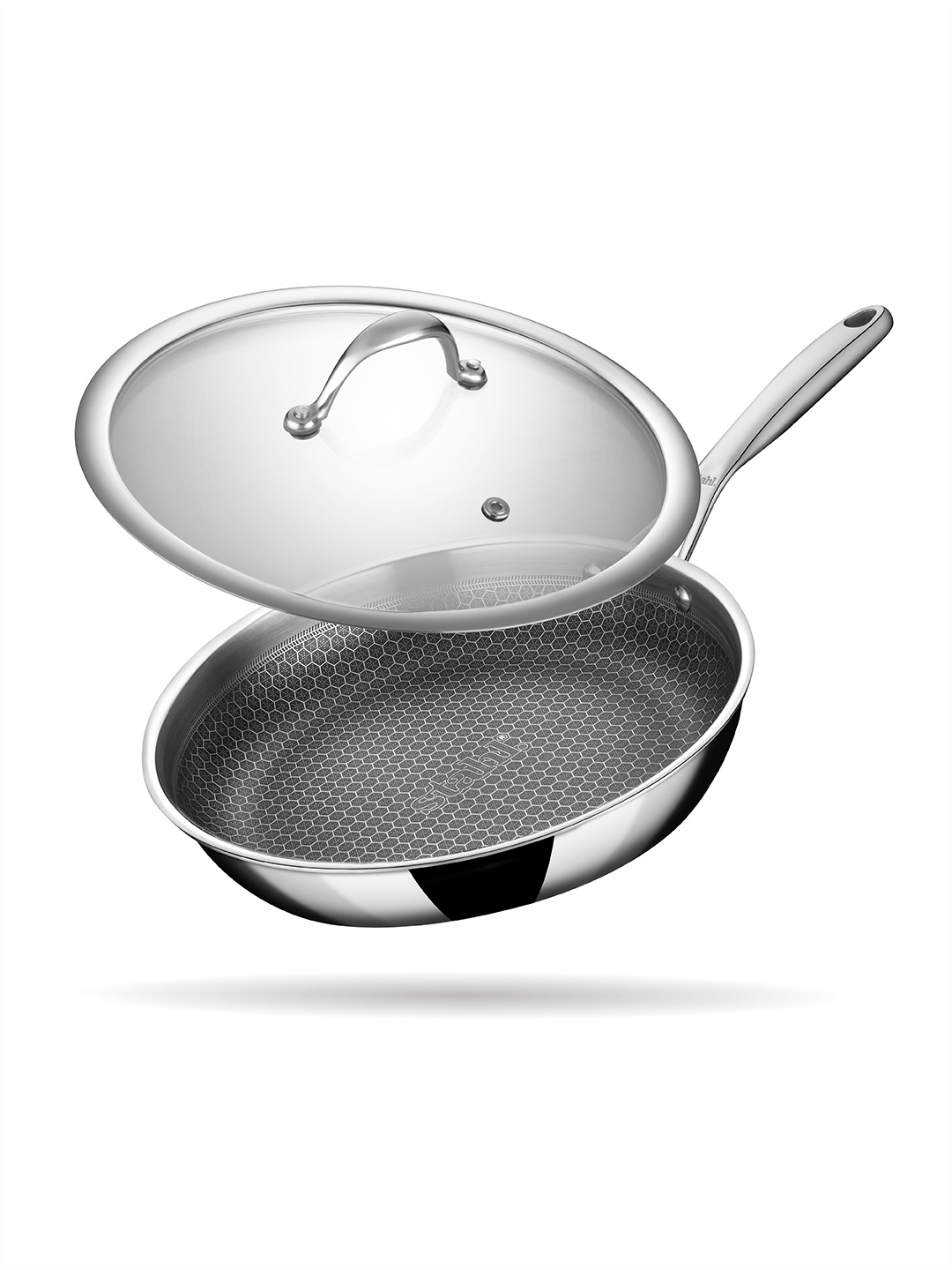 

Stahl Steel Tri-Ply Stainless Steel Induction Base Frypan