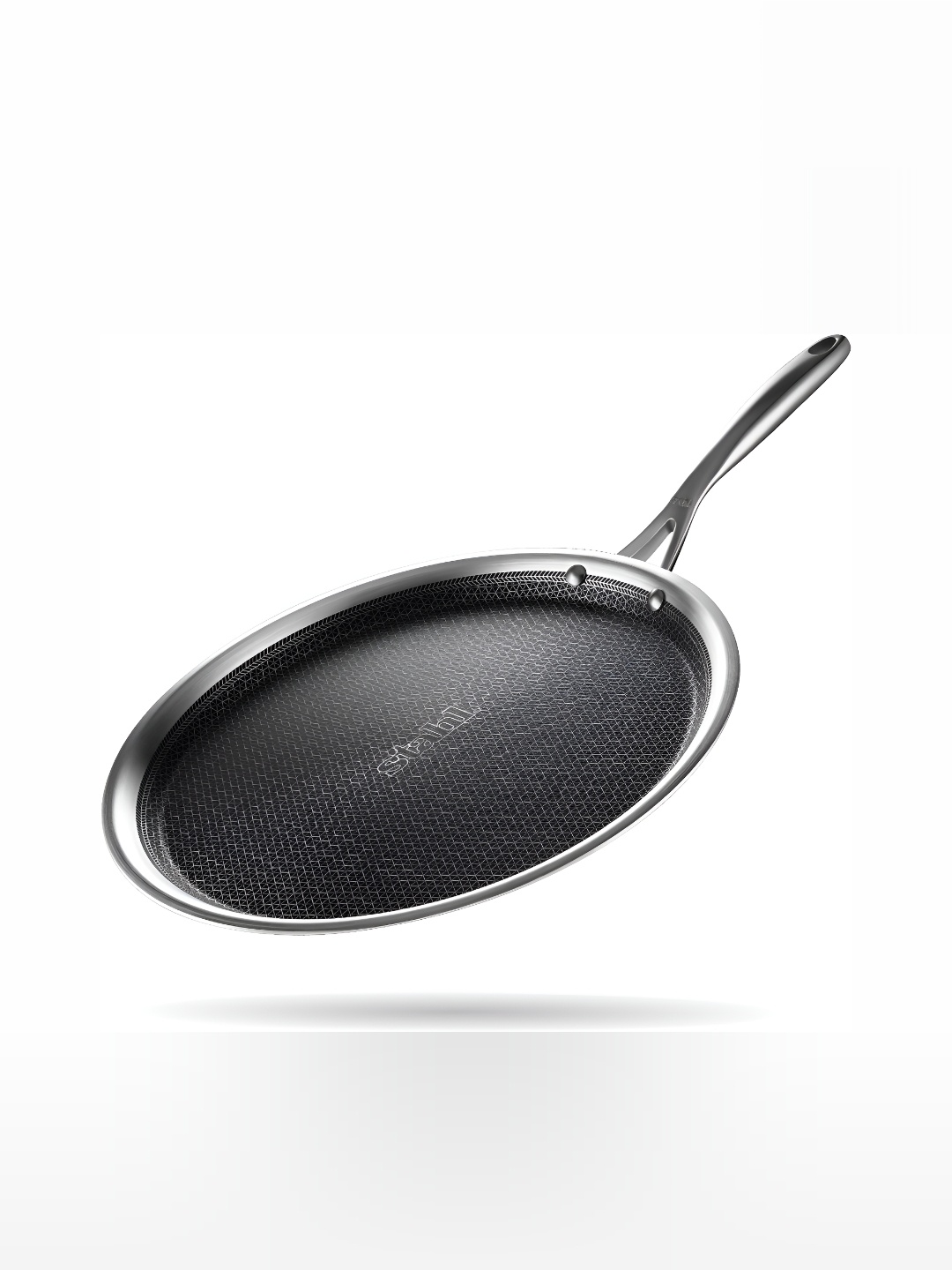 

Stahl Steel Tri-Ply Stainless Steel Induction Base Tawa
