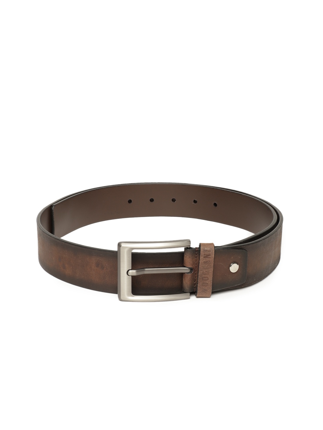 

Woodland Men Leather Belt, Brown