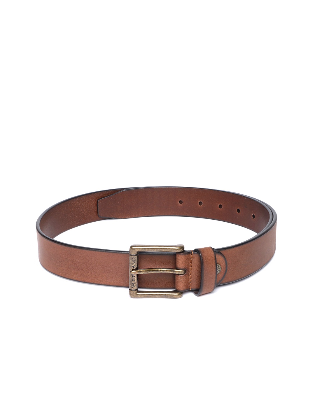 

Woodland Men Solid Leather Belt, Brown