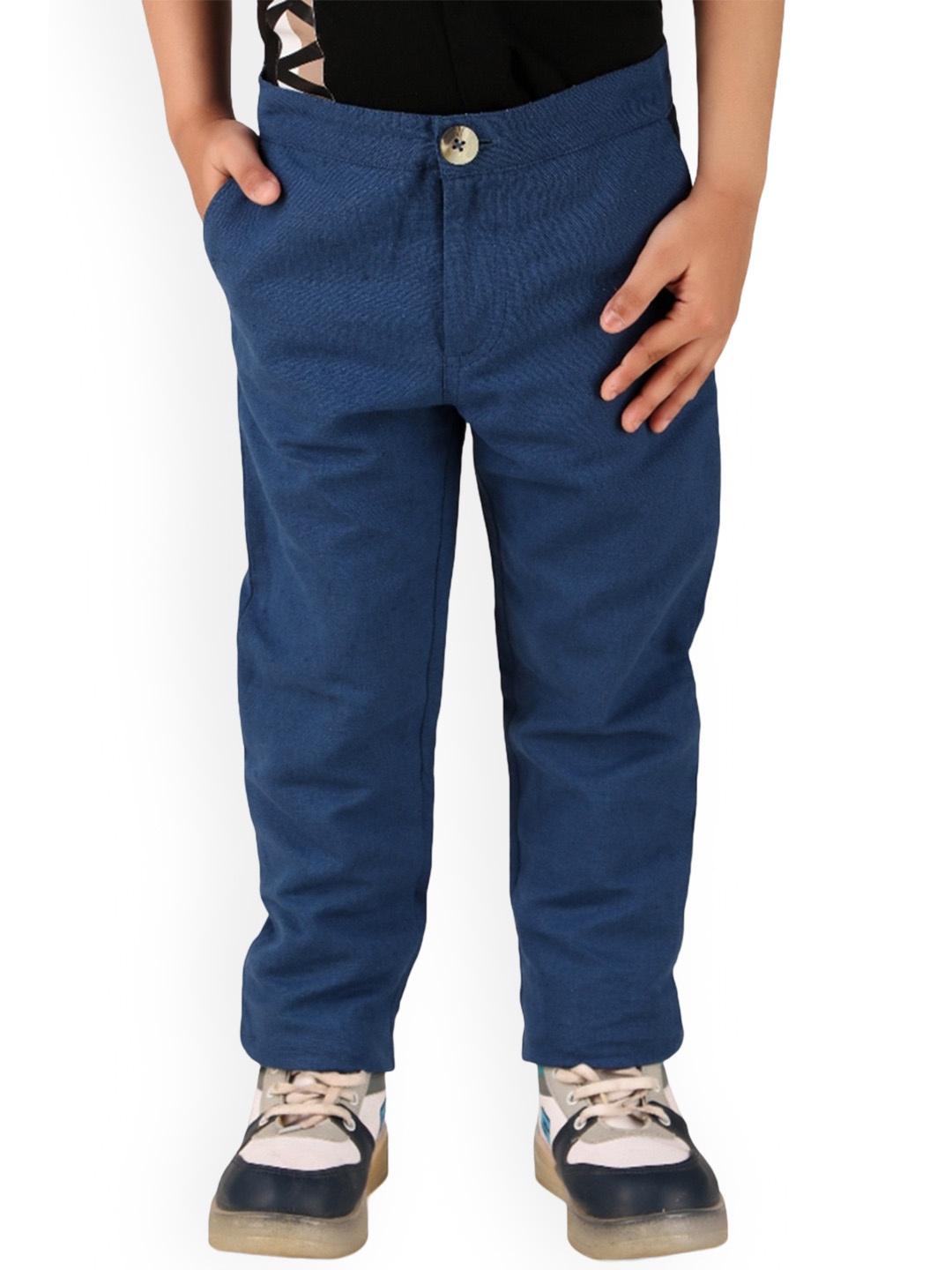 

Miyo Boys Smart Slim Fit Trousers, Blue