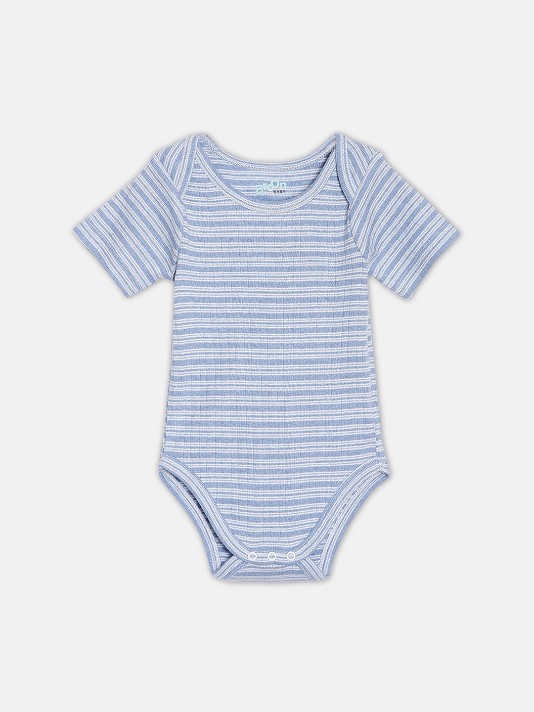 

Broon Infant Boys Printed Organic Cotton Bodysuit, Blue
