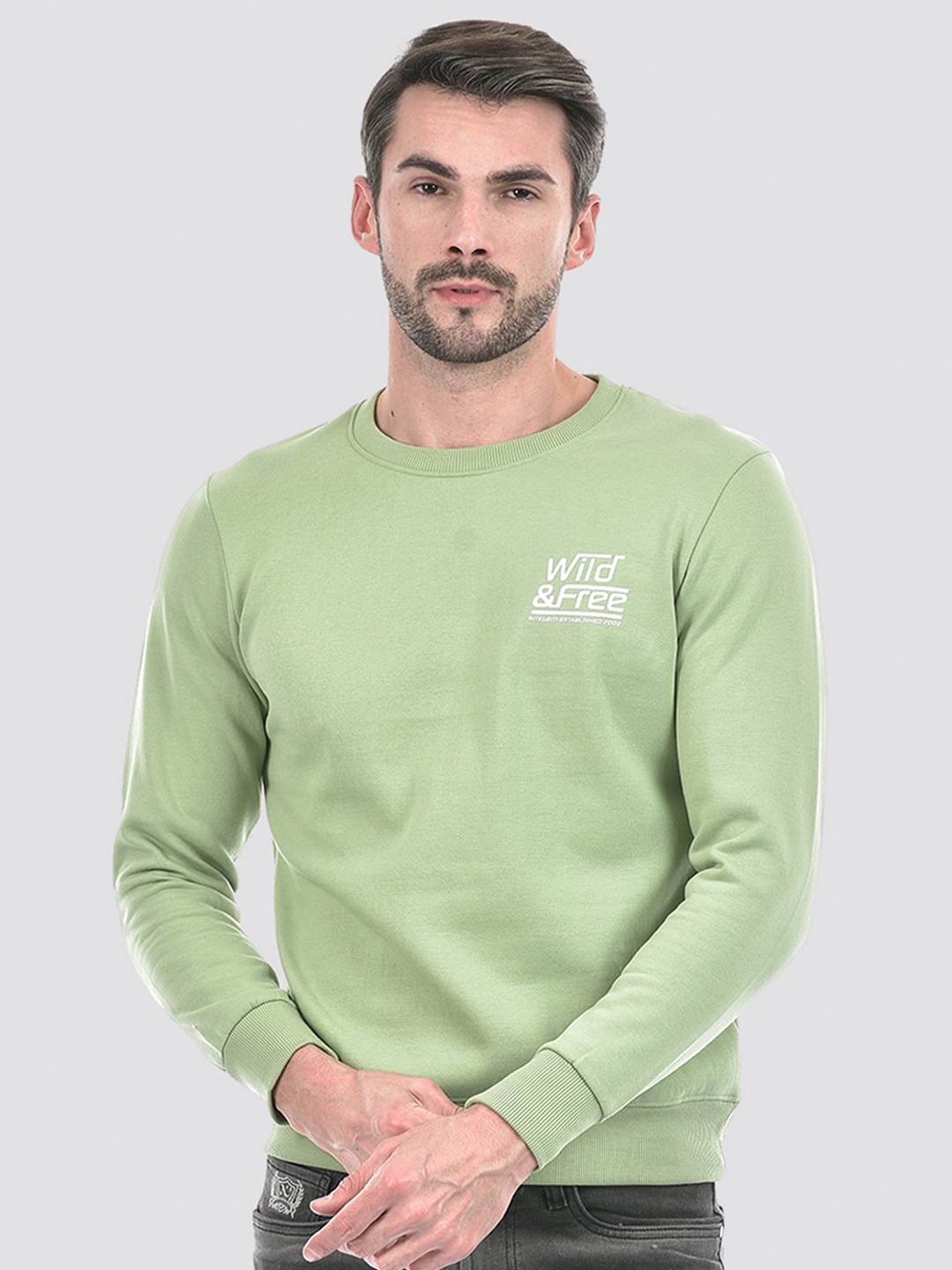 

Integriti Round Neck Long Sleeves Pullover, Green