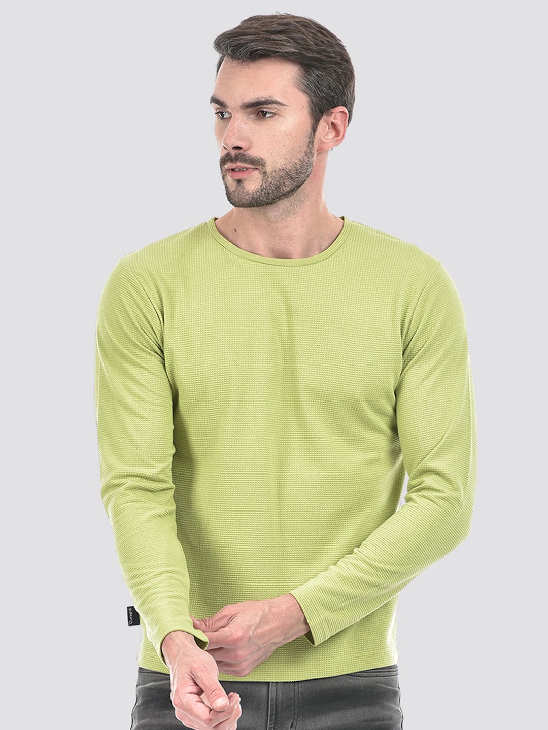 

Integriti Round Neck Long Sleeves Pullover, Green