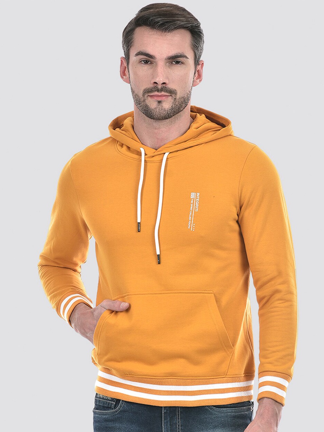 

Integriti Hooded Pullover Sweatshirt, Mustard