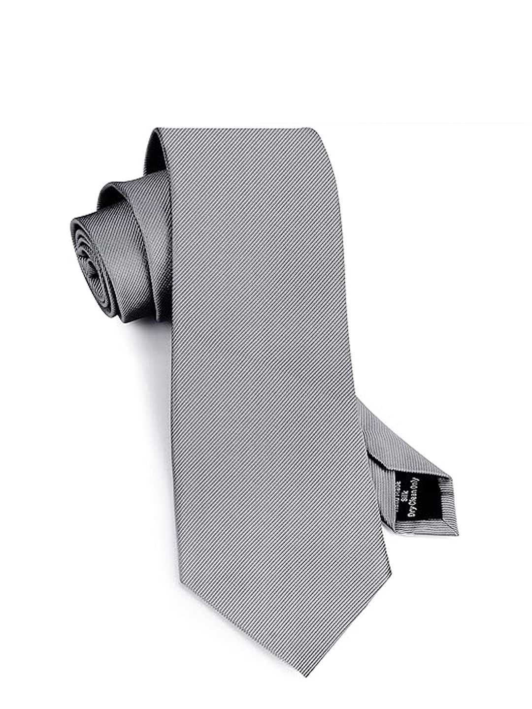 

KAEZRI Men Microfiber Skinny Tie, Grey