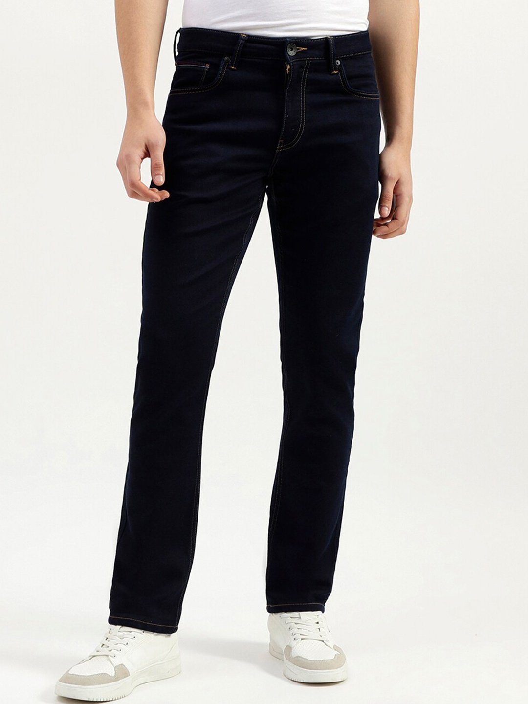 

United Colors of Benetton Men Mid-Rise Slim Fit Jeans, Blue