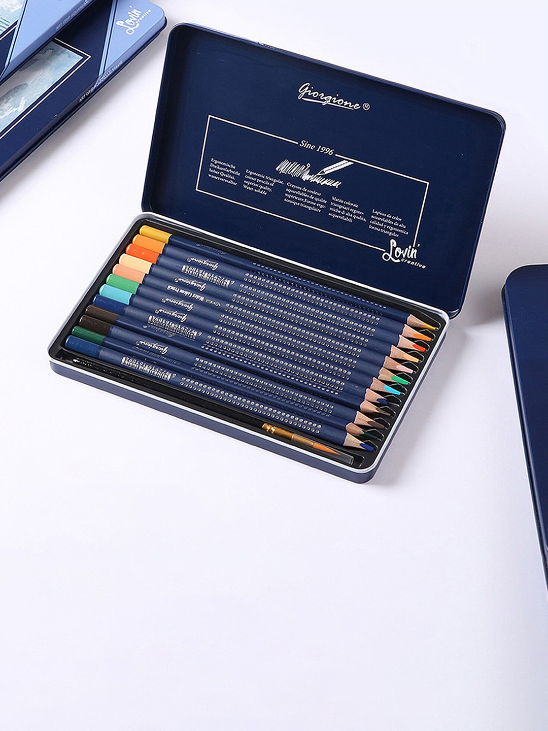 

SYGA 120 Peices Drawing Art Sketching and Colouring Pencils for Beginners & Pro Artists, Blue