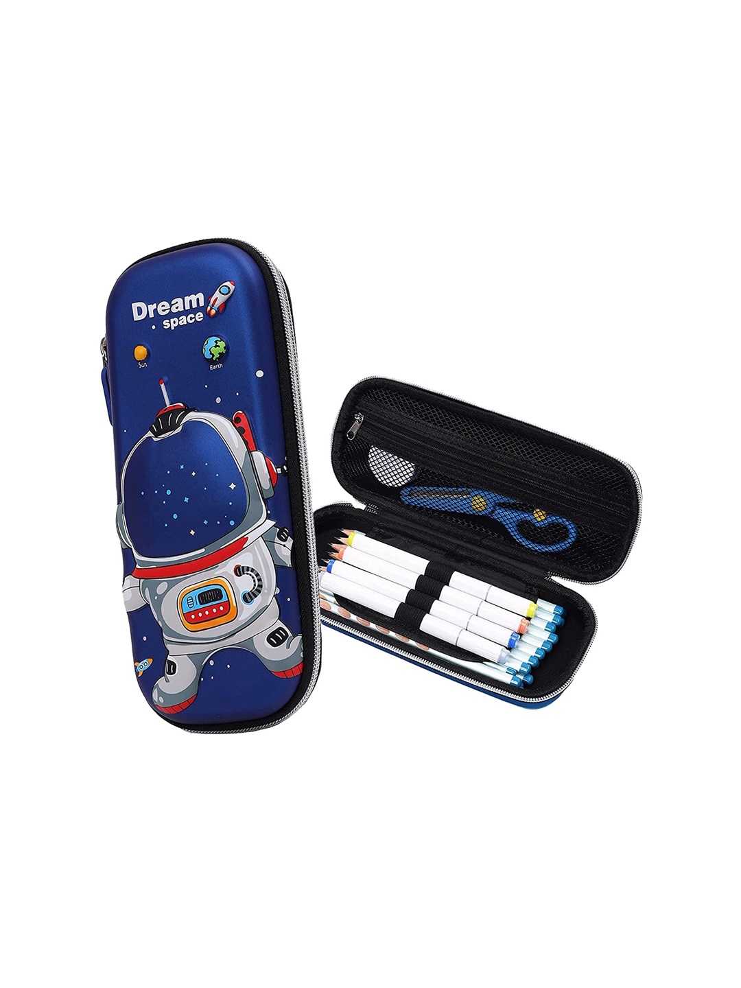 

SYGA Unicorn & Alien Pen Cases, Blue