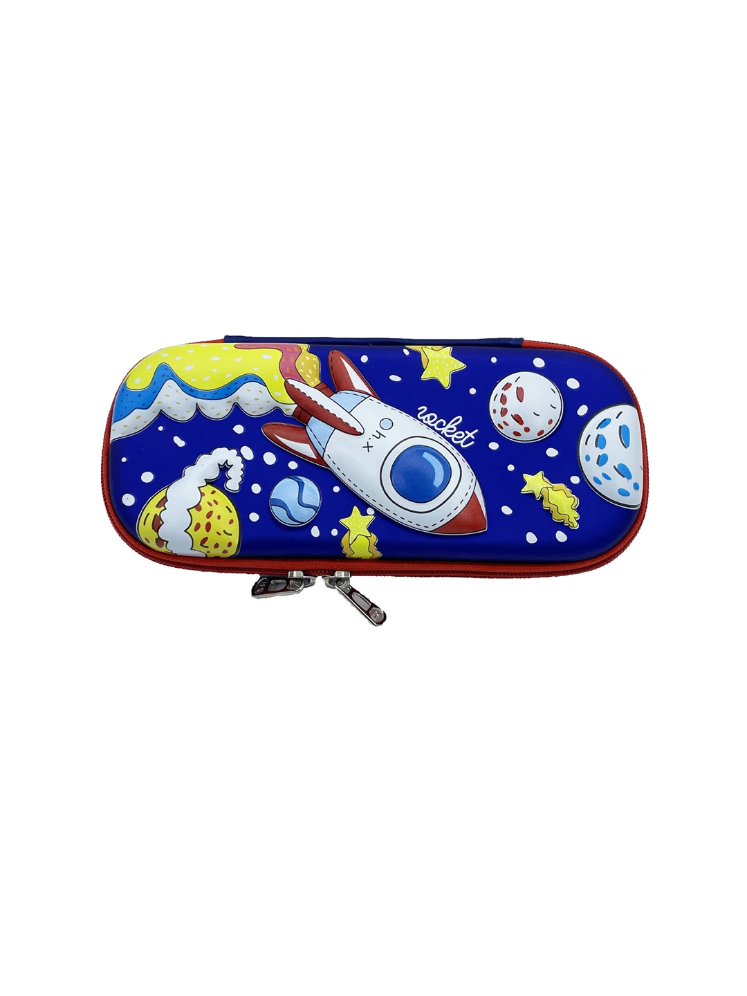 

SYGA Graphic Printed Pen Case, Blue