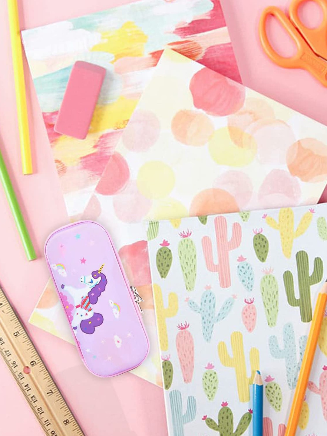 

SYGA Unicorn Pen Cases Stationery, Pink