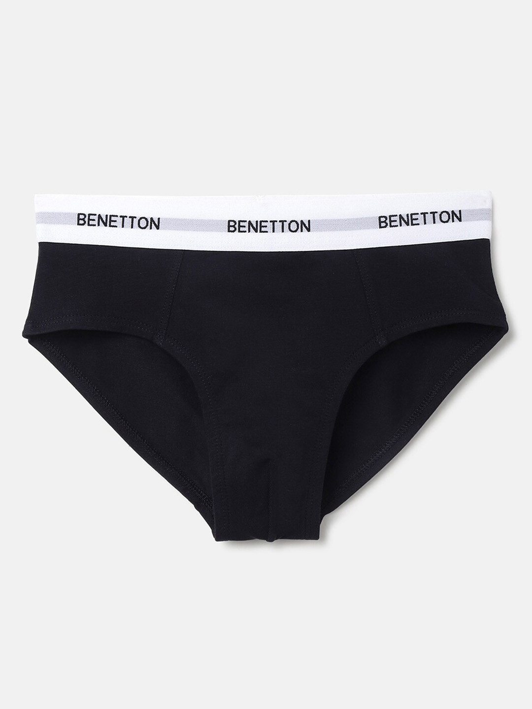 

United Colors of Benetton Boys Printed-Detailed Basic Briefs 24P3RIW0S01QG9022Y, Black