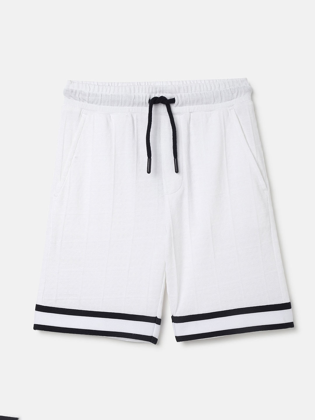 

United Colors of Benetton Boys Pure Cotton Shorts, White