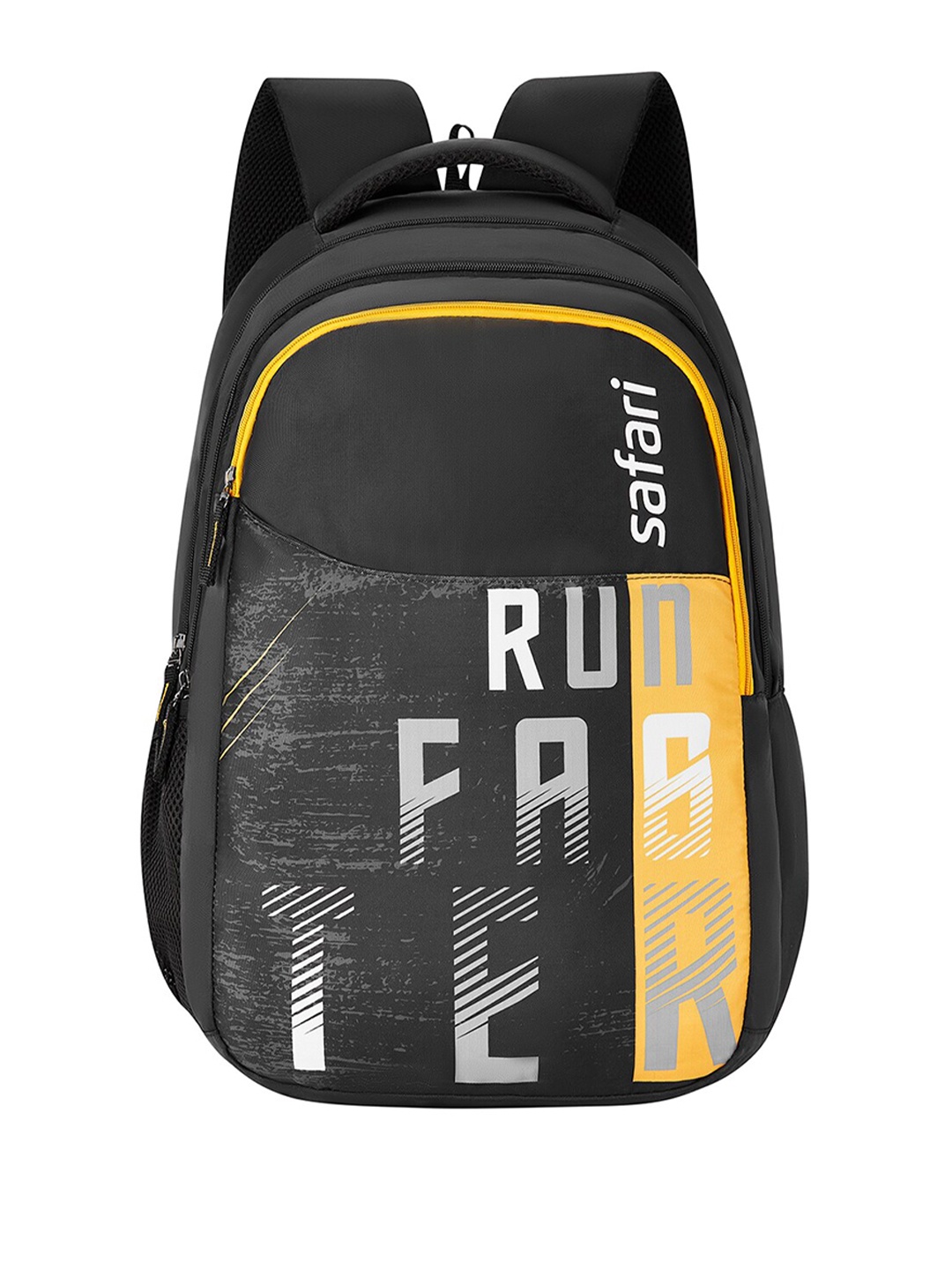 

Safari Typography Printed Backpack, Black