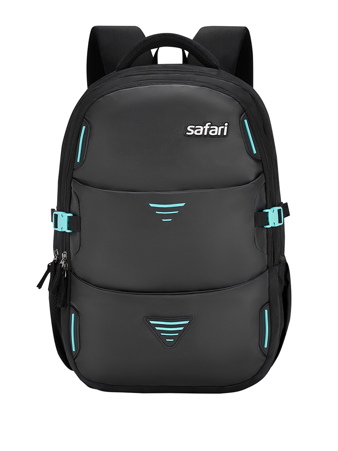 Safari Unisex Brand Logo Printed Backpack, Black