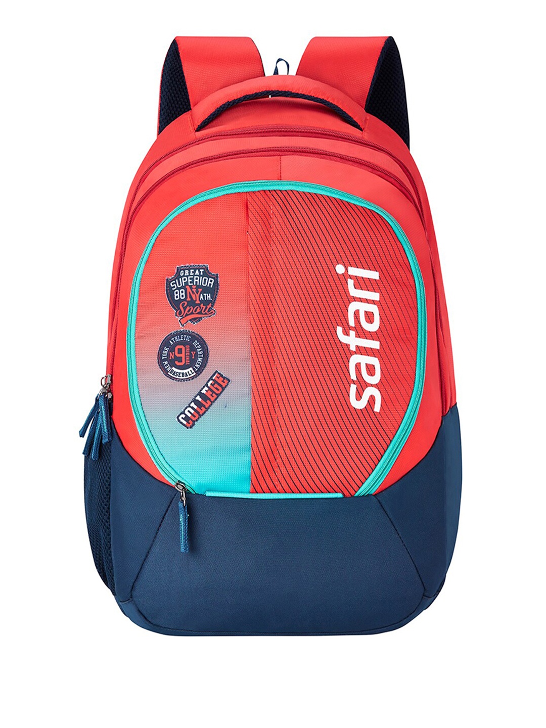 

Safari Unisex Brand Logo Backpack, Red
