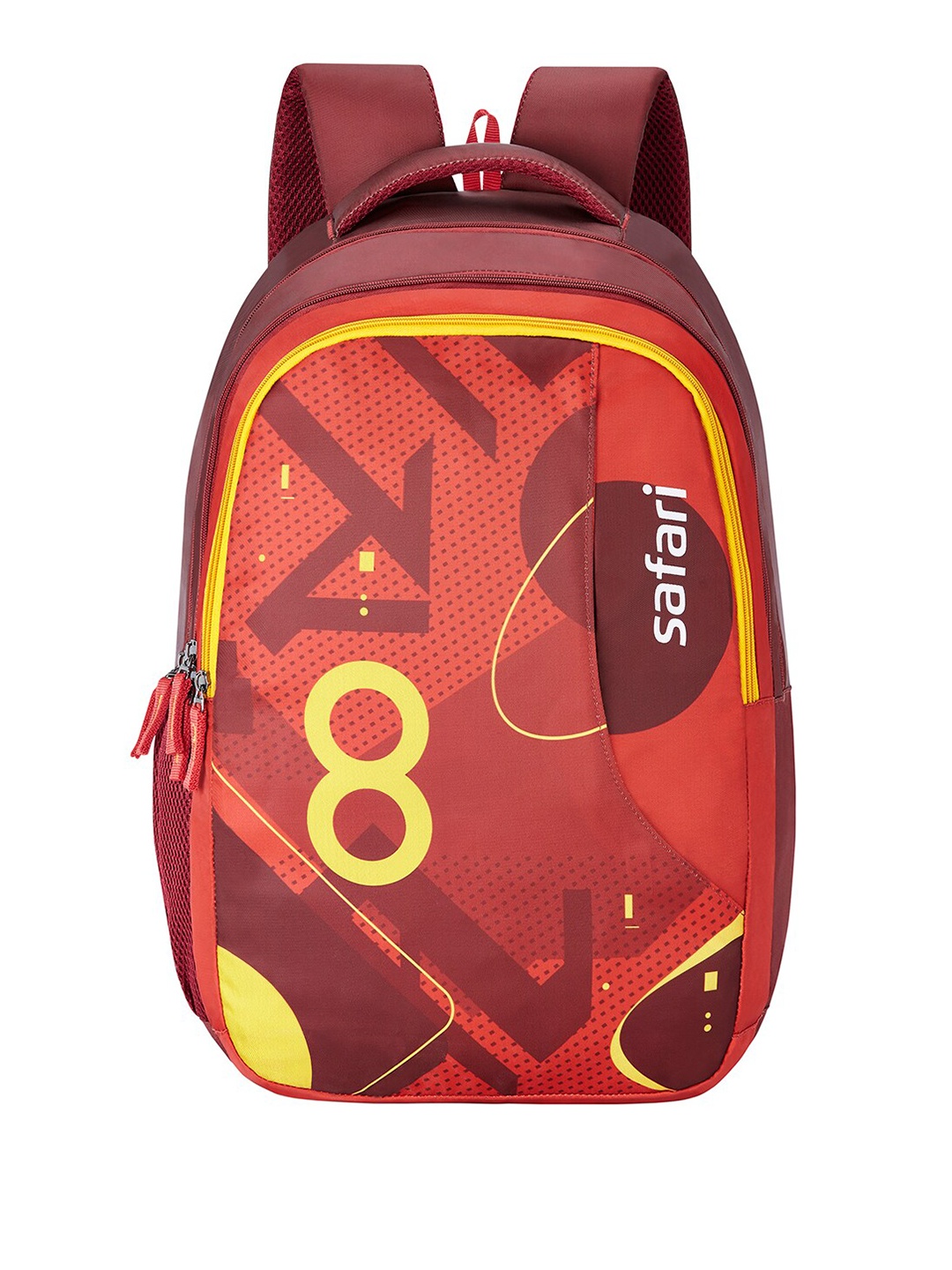 

Safari Unisex Brand Logo Backpack, Red