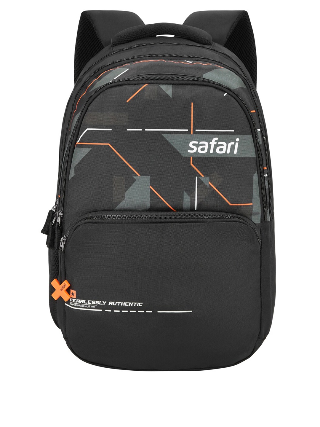 

Safari Unisex Brand Logo Backpack, Black