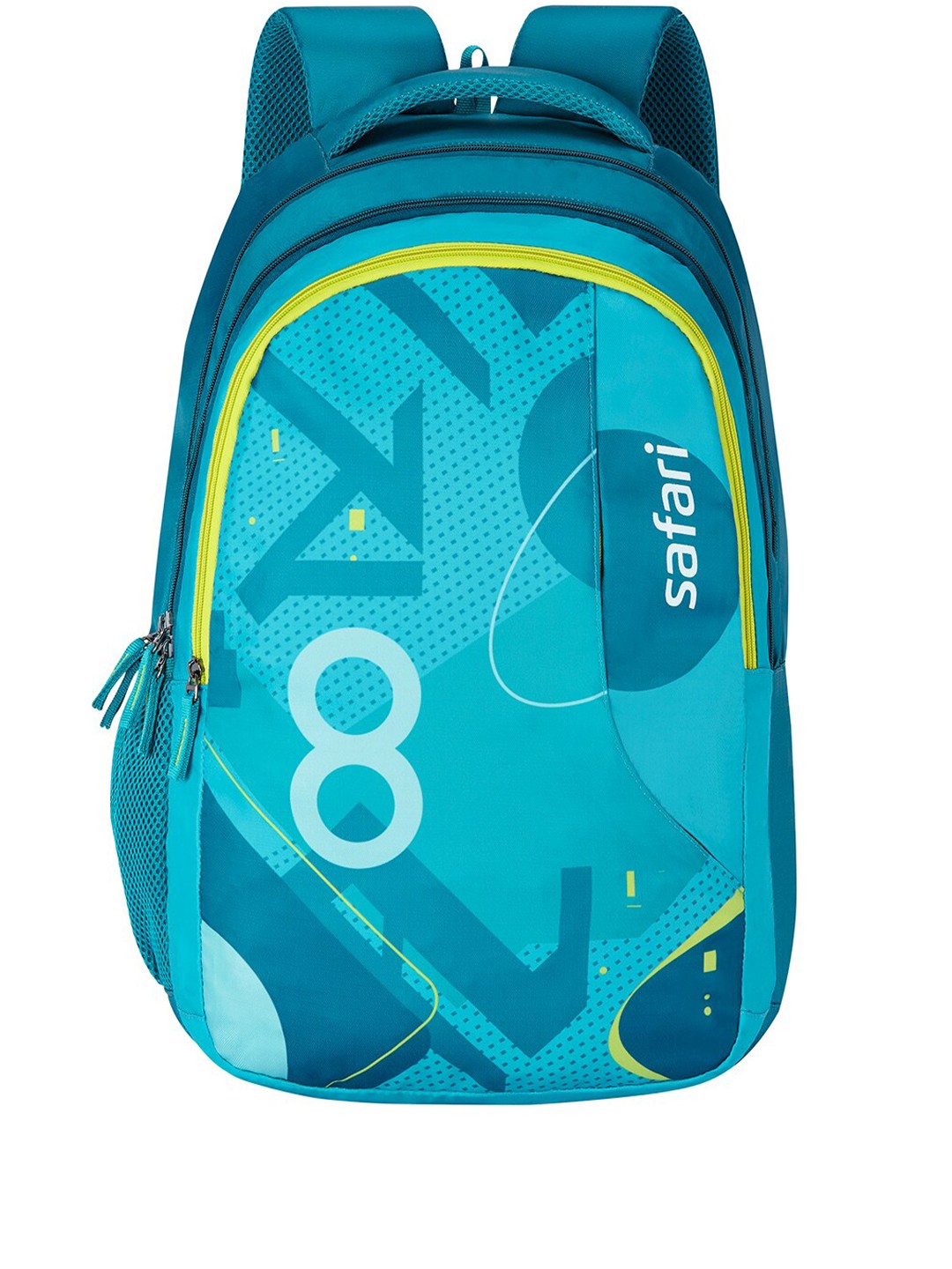 

Safari Unisex Graphic Printed Backpack, Turquoise blue