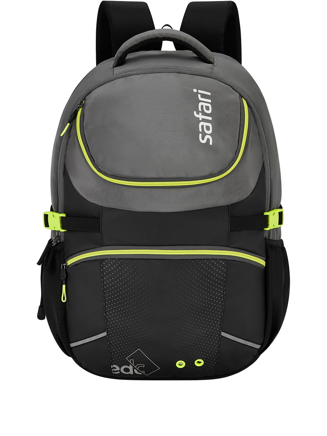 

Safari Brand Logo Printed Backpack, Grey