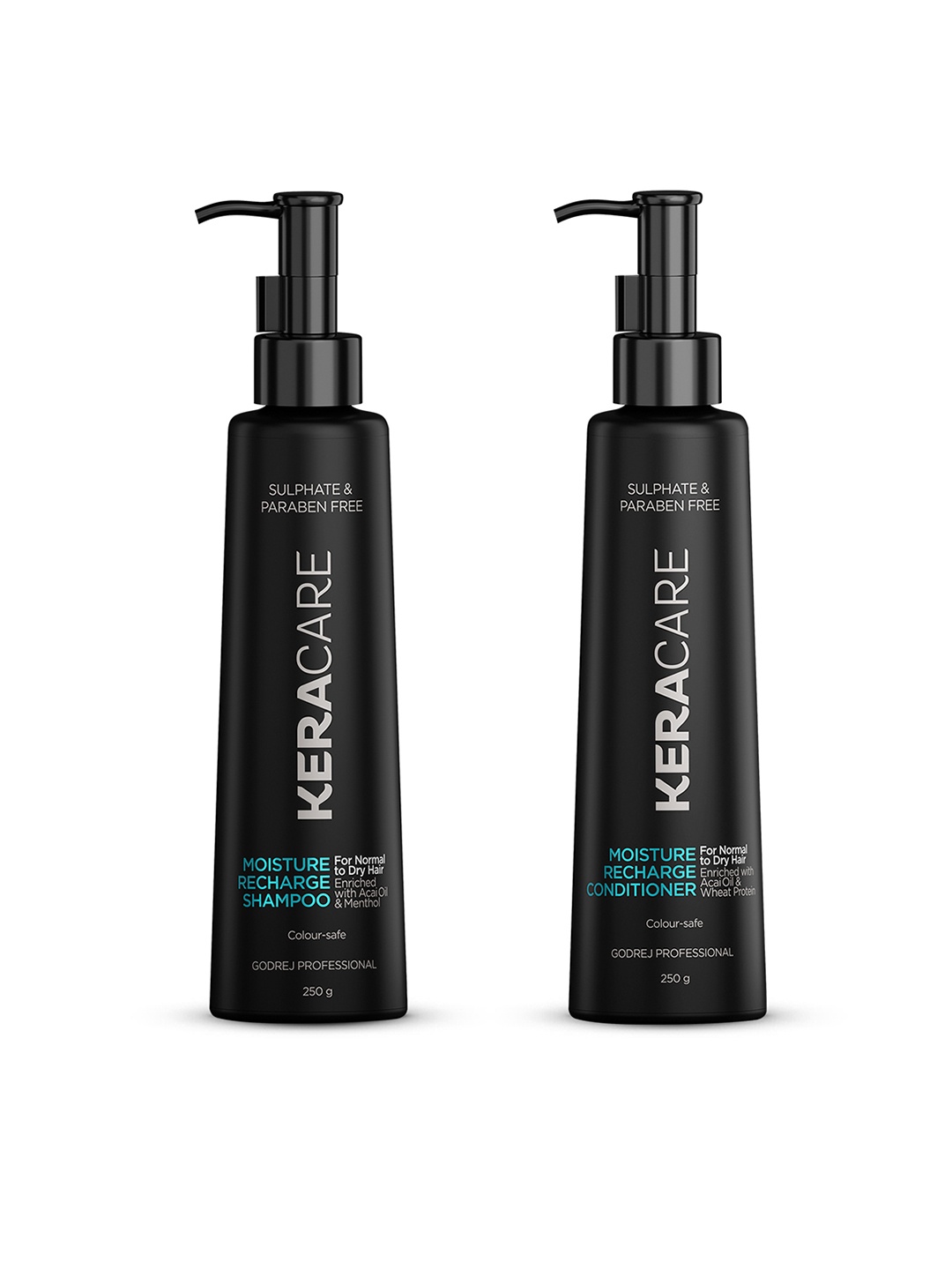 

Godrej Professional Set of Keracare Moisture Recharge Shampoo & Conditioner, Black