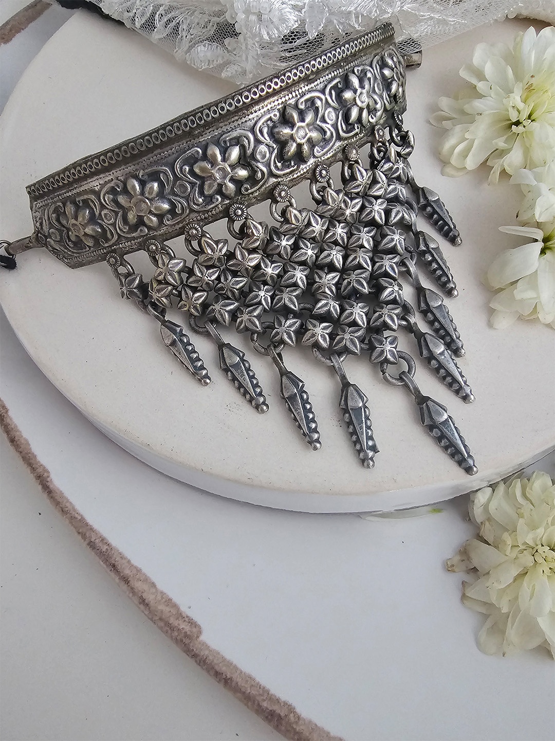 

Binnis Wardrobe German Silver Silver-Plated Necklace