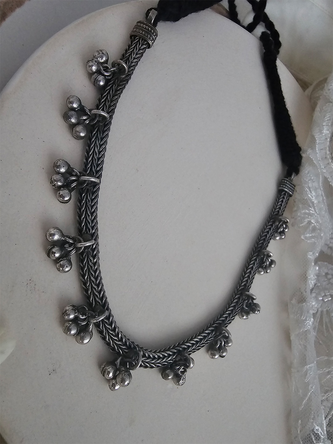 

Binnis Wardrobe German Silver Silver Plated Necklace