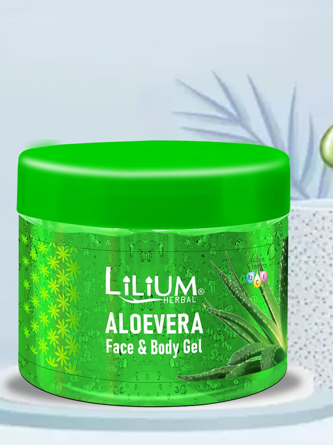 

Lilium Aloe Vera Face & Body Gel - 500ml, Green