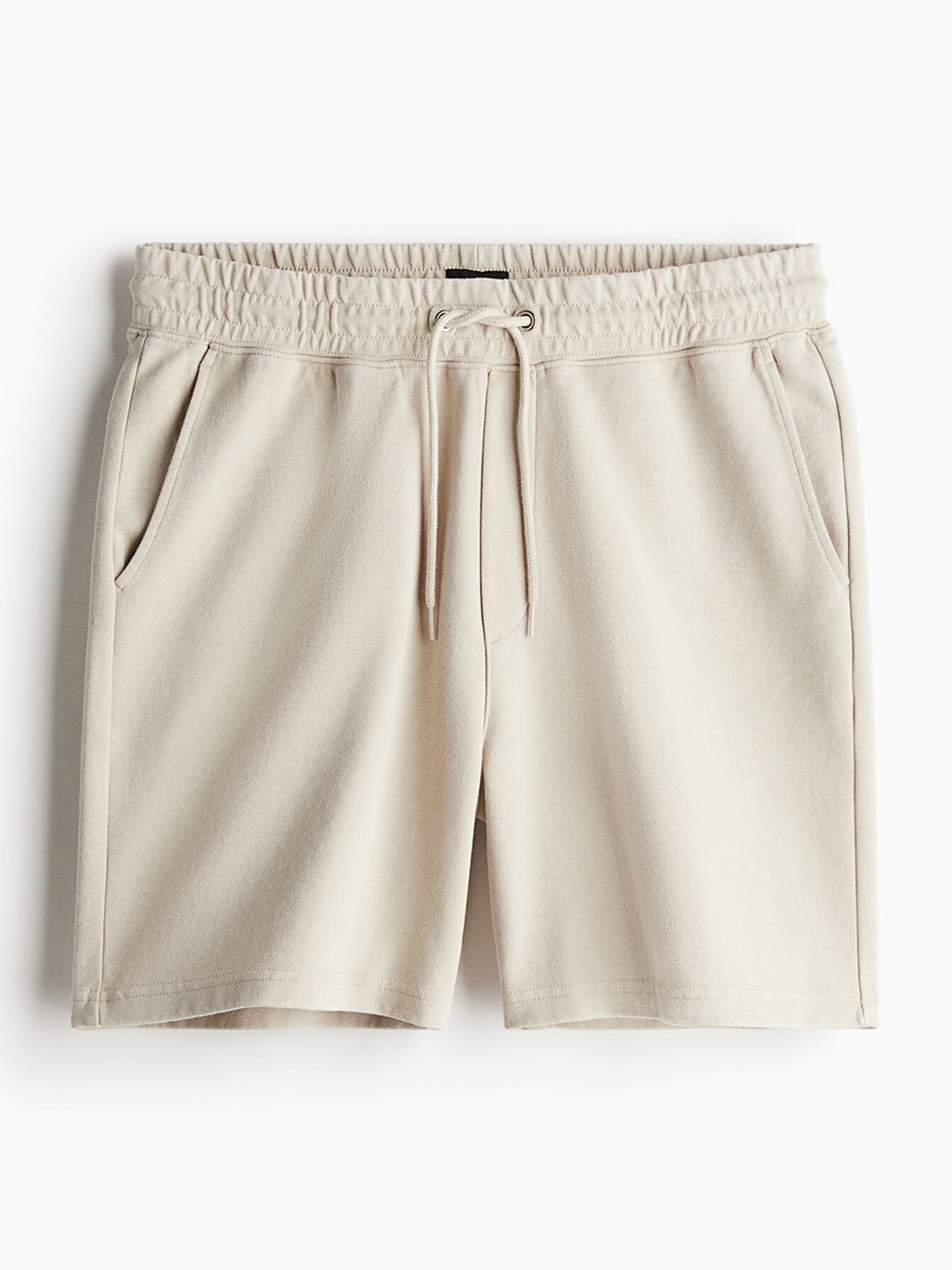 

H&M Men Loose Fit Jersey Shorts, Beige