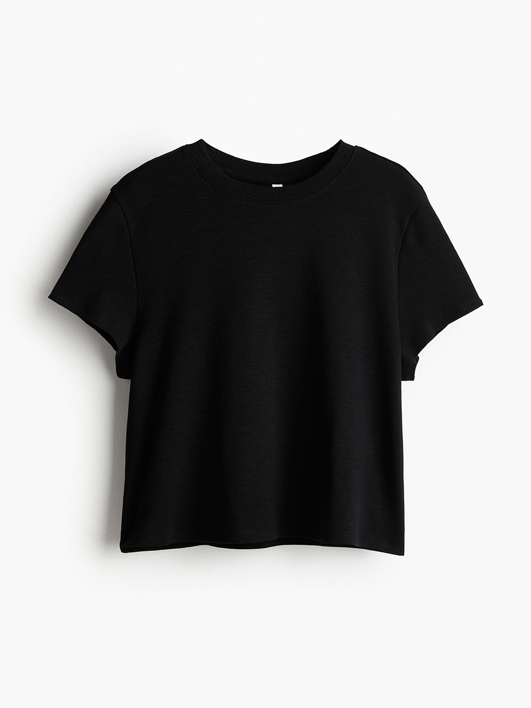 

H&M Pure Cotton Round Neck Tshirt, Black
