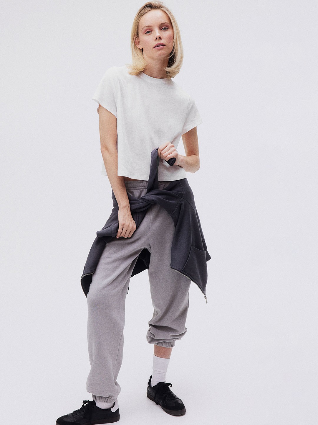 

H&M Pure Cotton T-shirt, White