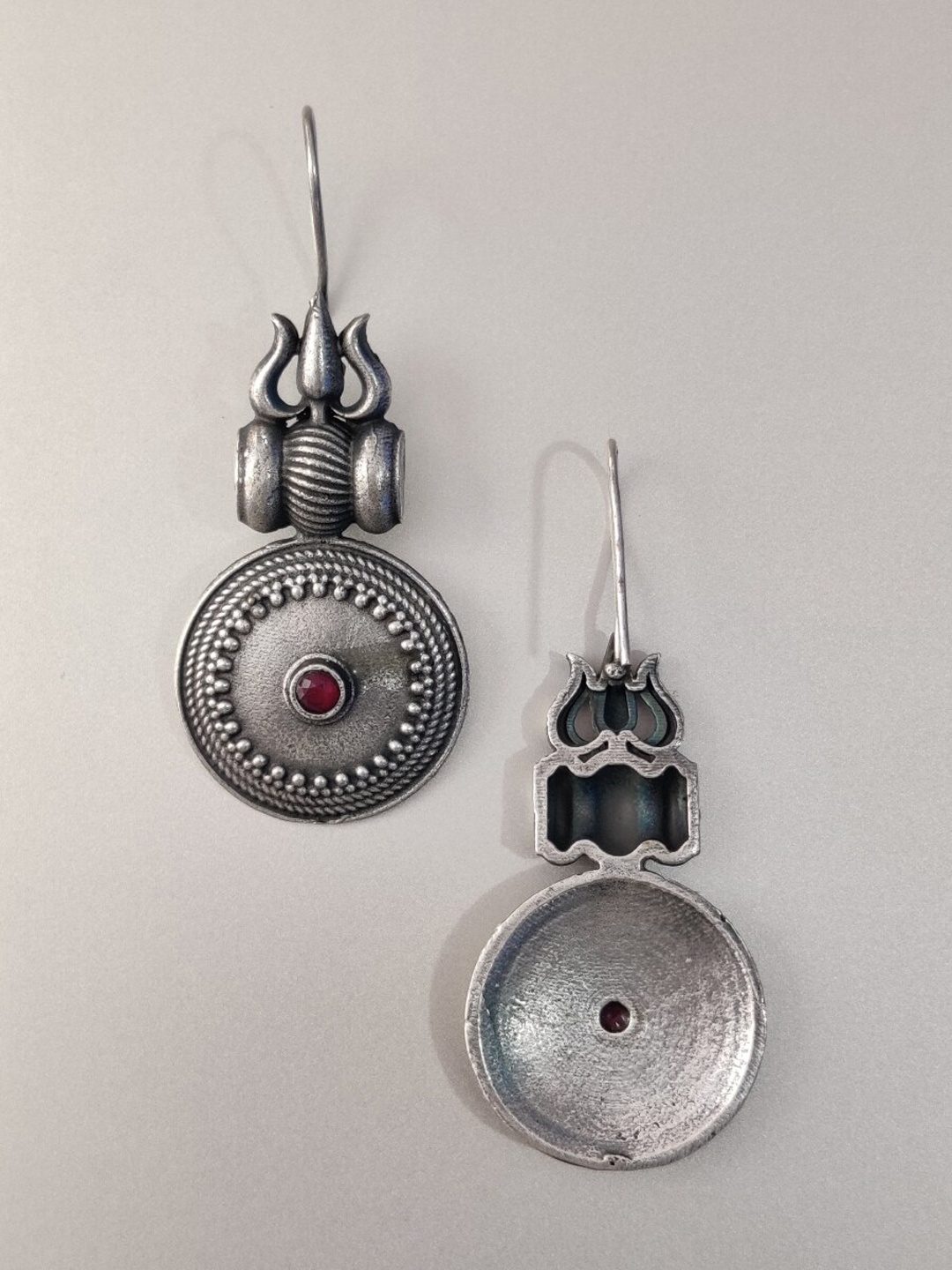 

EL REGALO Alloy Contemporary Drop Earrings, Silver