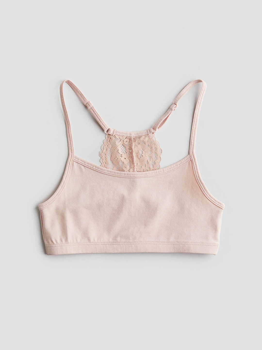 

H&M Girls Racer-Back Jersey Top, Pink