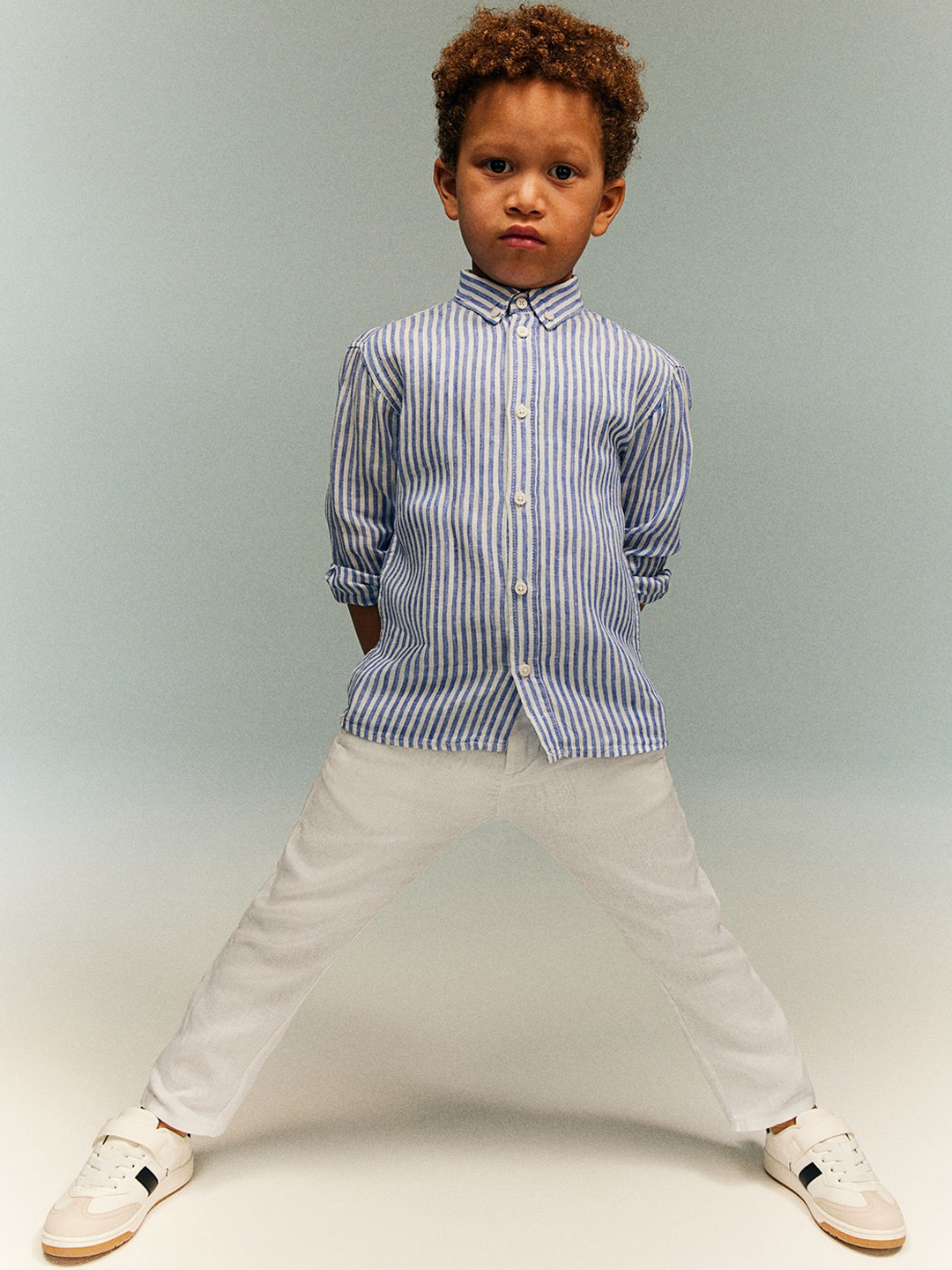 

H&M Boys Relaxed-Fit Chinos, White