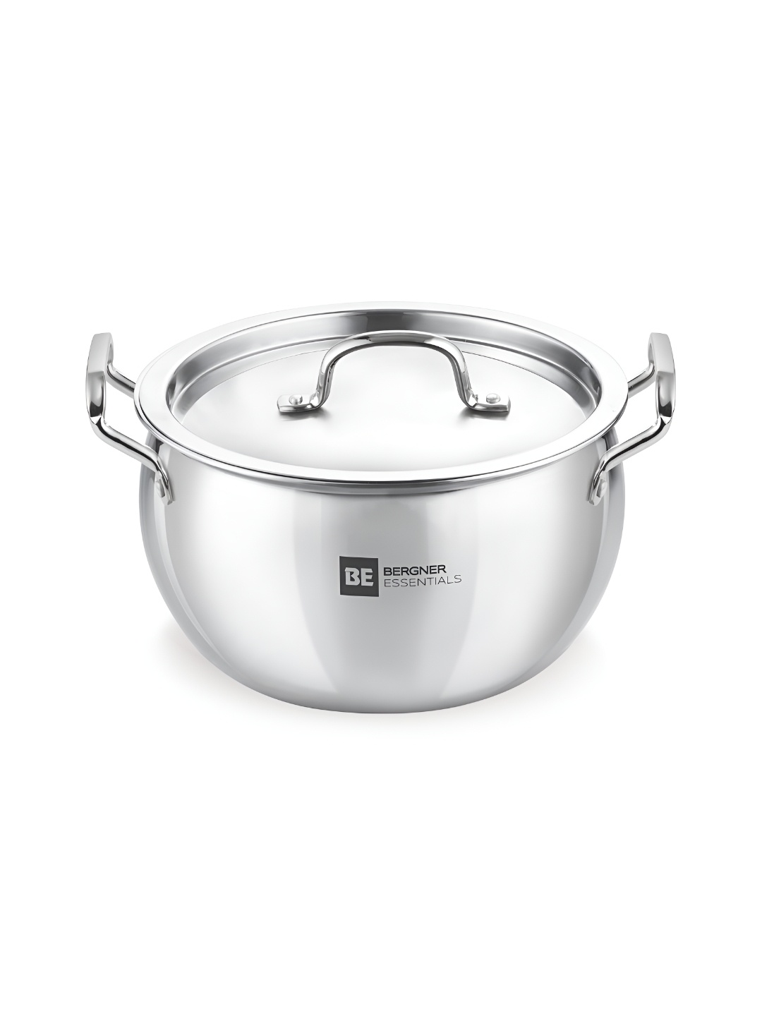 

BERGNER BE Essential TriPly Stainless Steel Rice Handi With Lid 2.2 L, Silver