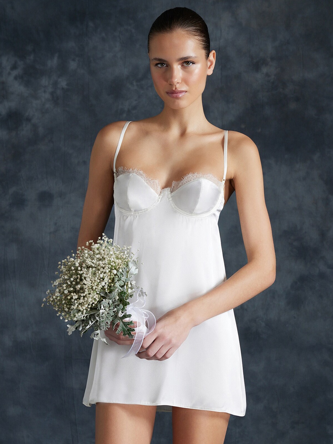 

Trendyol Shoulder Strap Baby Doll, White