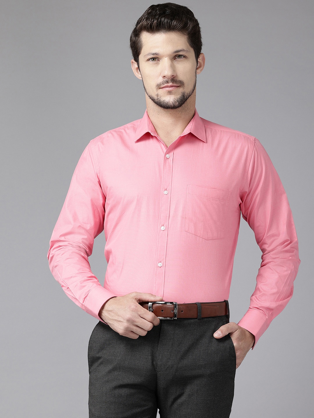 

Park Avenue Slim Fit Pure Cotton Formal Shirt, Pink