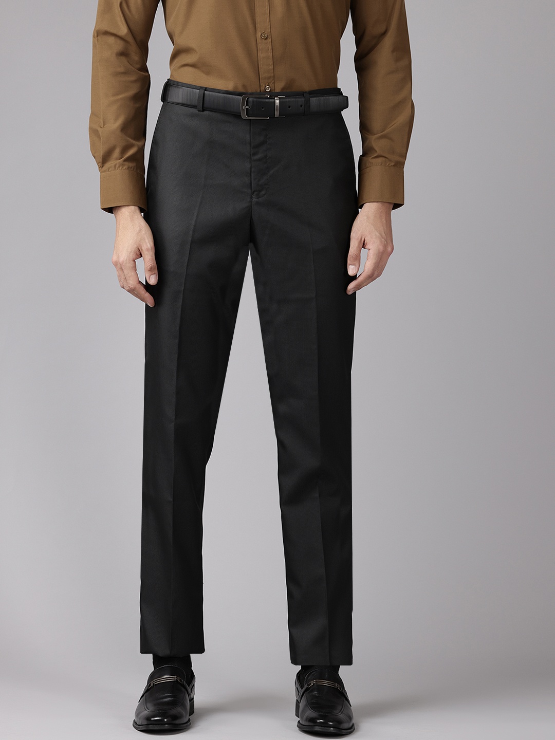 

Park Avenue Men Formal Trousers, Black