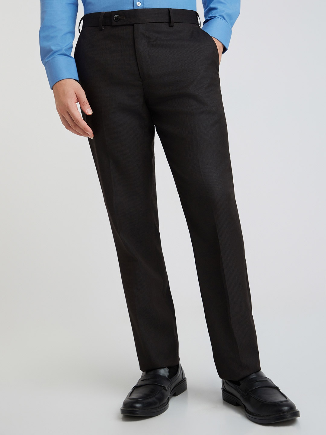

Park Avenue Men Formal Trousers, Navy blue
