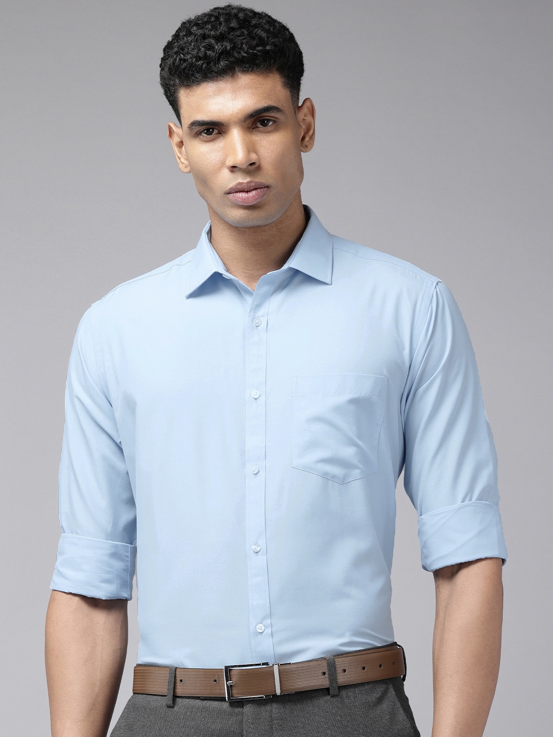 

Park Avenue Slim Fit Formal Shirt, Blue