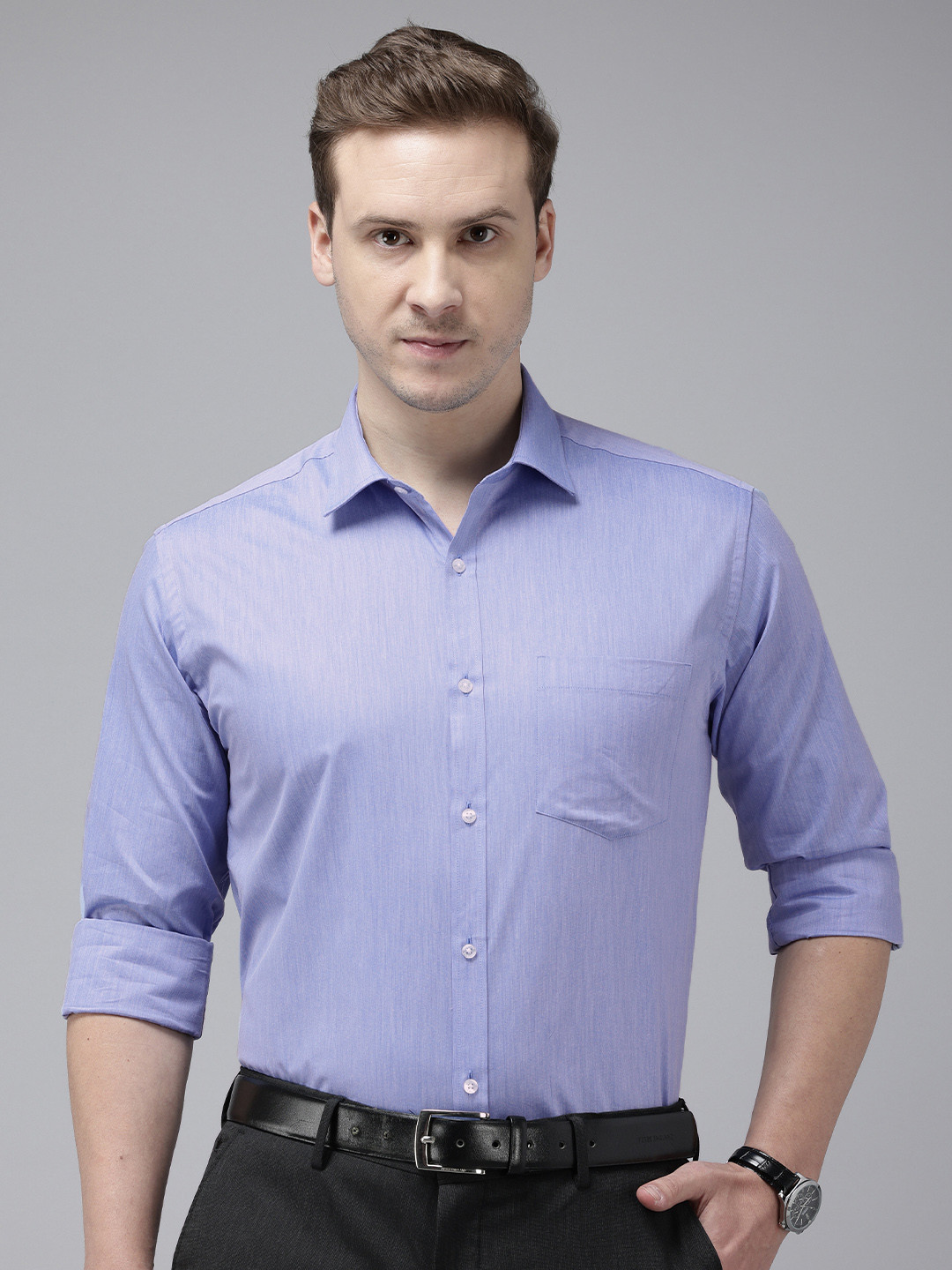 

Park Avenue Slim Fit Formal Shirt, Blue