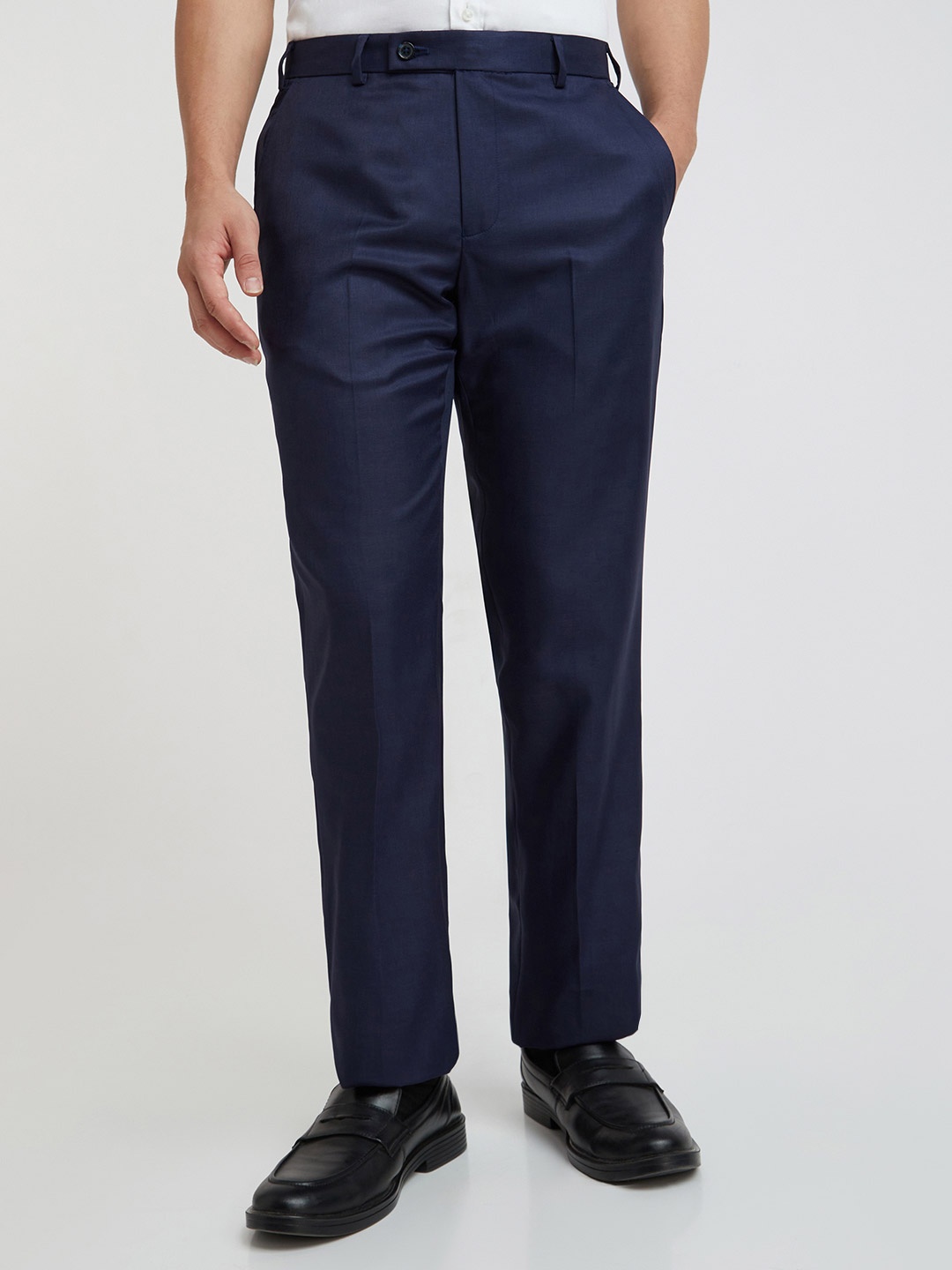 

Park Avenue Men Formal Trousers, Navy blue