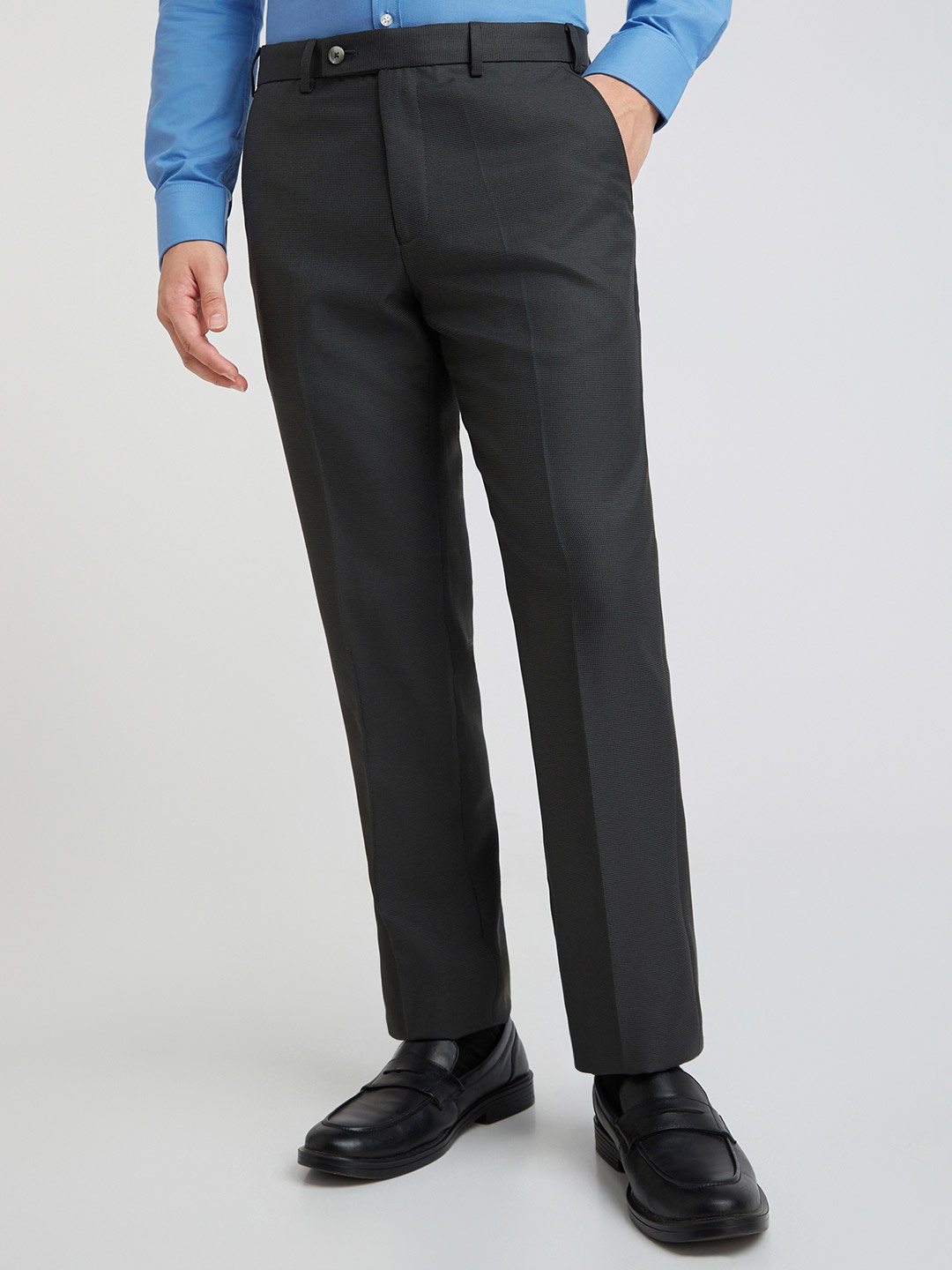 

Park Avenue Men Formal Trousers, Charcoal