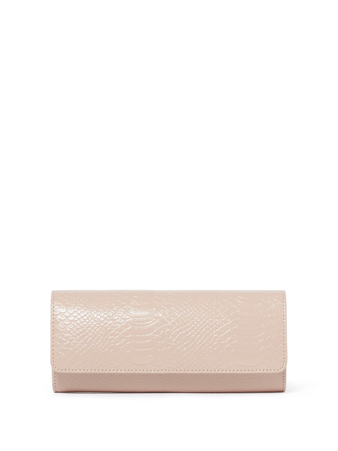 

Forever New Textured Box Clutch, Nude