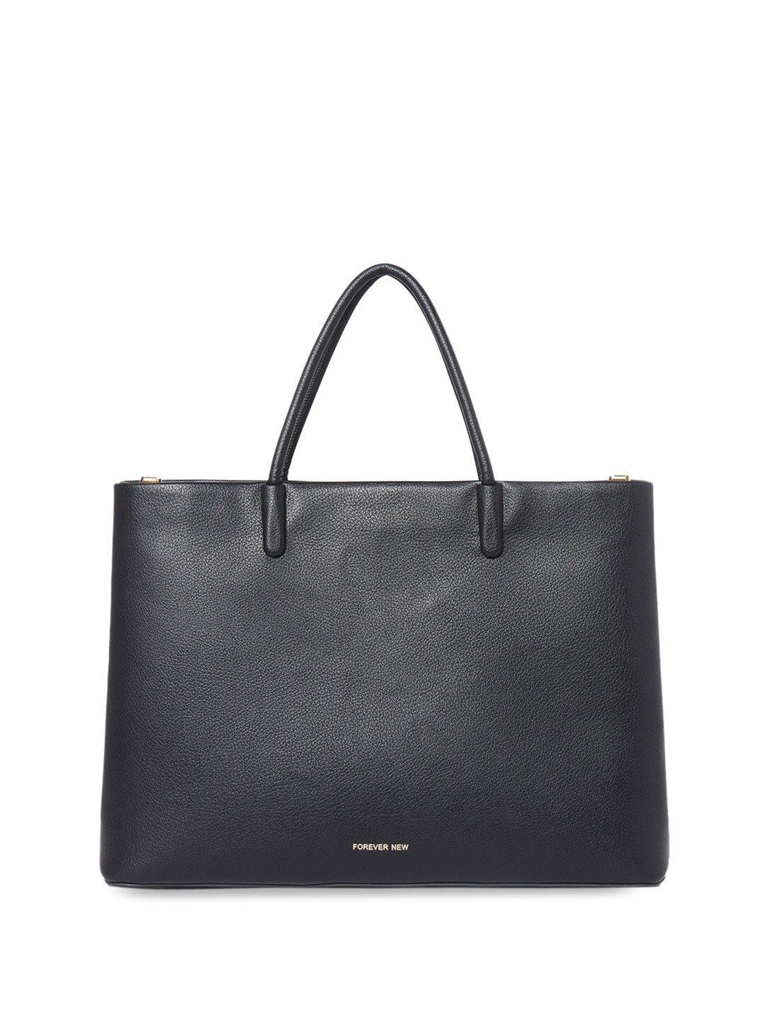 

Forever New Romy Refined Textured Structured Shoulder Bag, Black