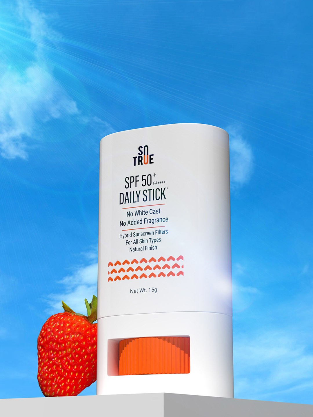 

SOTRUE SPF 50+ Lightweight Daily Face & Body Sunscreen Stick - 15g, White
