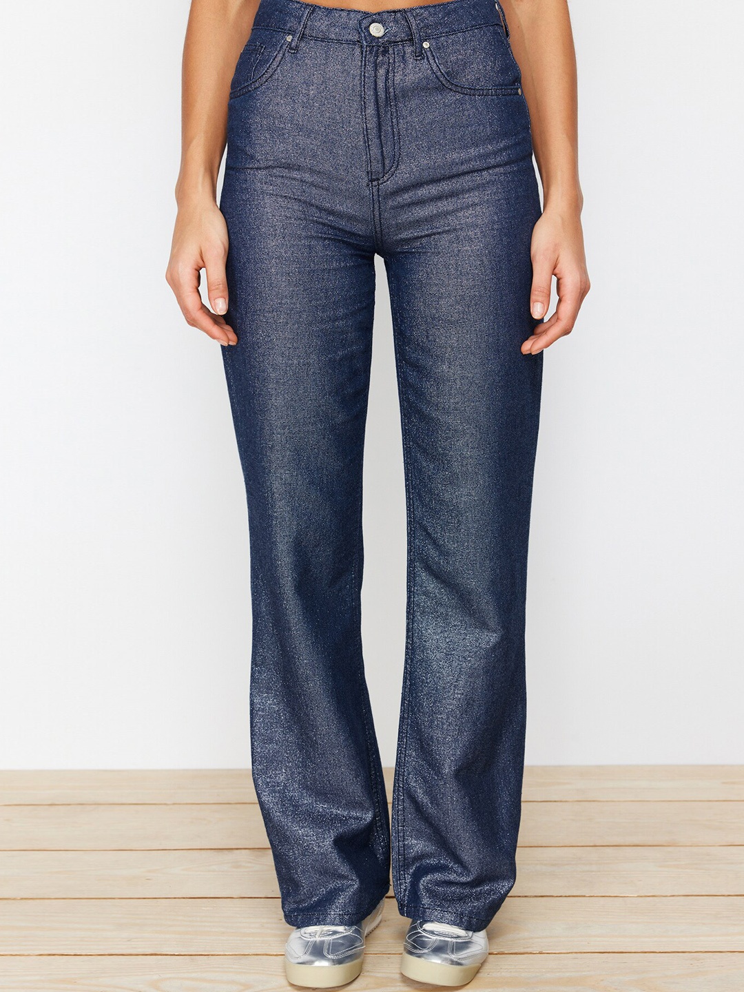 

Trendyol Women Mid Rise Jeans, Blue