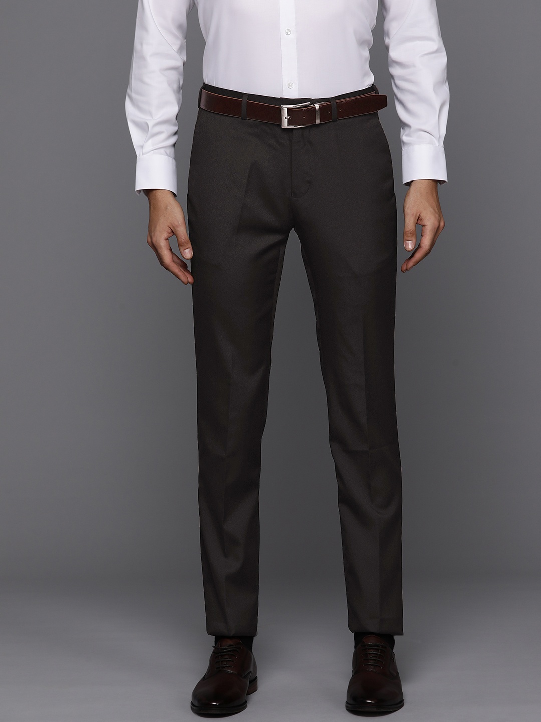 Raymond Men Slim Fit Formal Trousers