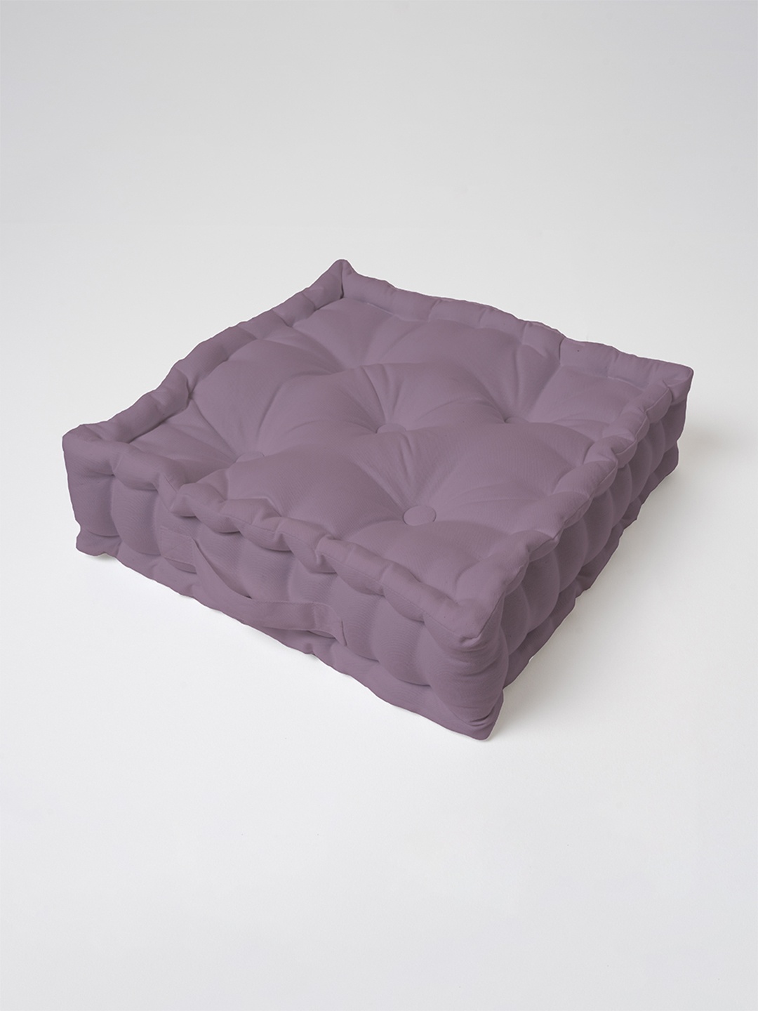

SKANDA FAB Purple Pure Cotton Square-Shaped Floor Cushion