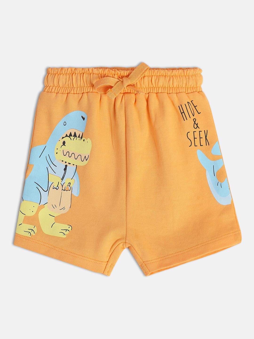 

MINI KLUB Infants Boys Graphic Printed Pure Cotton Shorts, Orange